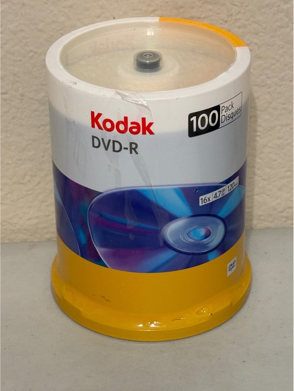 Kodak DVD-R 100 Pack Discs 16x 4.7GB 120min